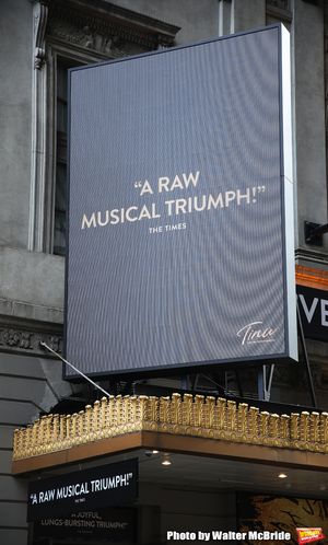 Theatre Marquee unveiling for "Tina: The Tina Turner Musical" starring Adrienne Warre Photo