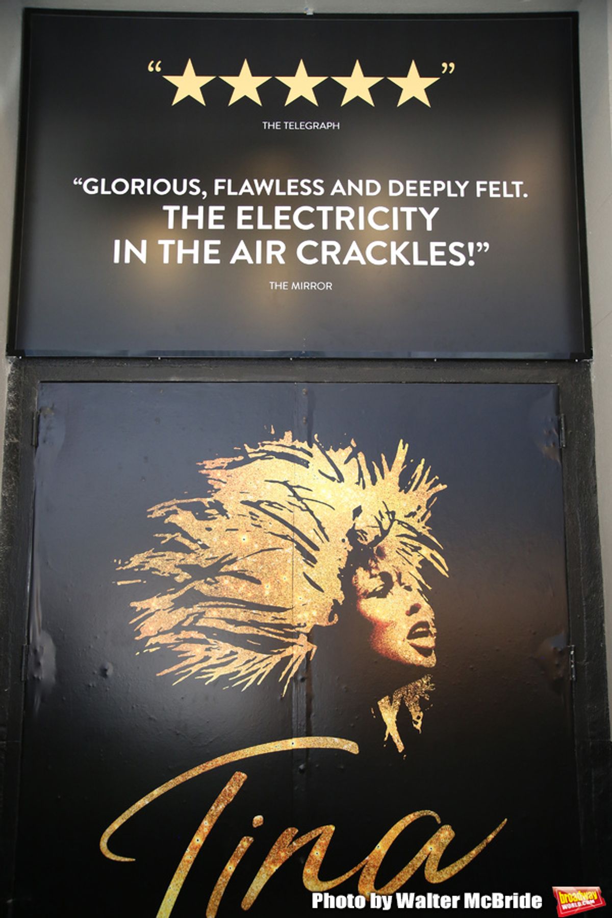 Theatre Marquee unveiling for 'Tina: The Tina Turner Musical' starring Adrienne Warren and Daniel J. Watts on September 11, 2019 at the Lunt-Fontanne Theatre in New York City.
 at 