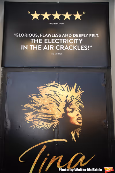 Theatre Marquee unveiling for "Tina: The Tina Turner Musical" starring Adrienne Warre Photo