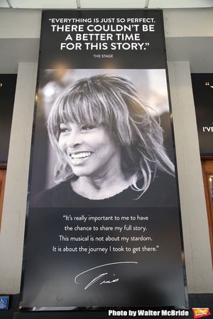 Theatre Marquee unveiling for "Tina: The Tina Turner Musical" starring Adrienne Warre Photo