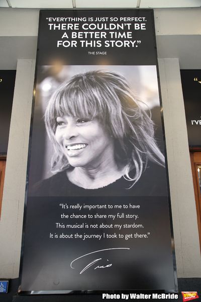 Theatre Marquee unveiling for "Tina: The Tina Turner Musical" starring Adrienne Warre Photo