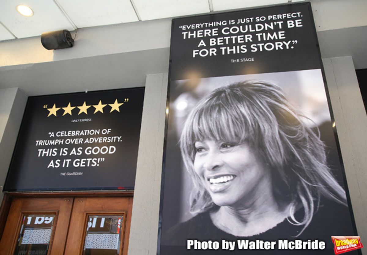 Theatre Marquee unveiling for 'Tina: The Tina Turner Musical' starring Adrienne Warren and Daniel J. Watts on September 11, 2019 at the Lunt-Fontanne Theatre in New York City.
 at 