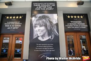 Theatre Marquee unveiling for "Tina: The Tina Turner Musical" starring Adrienne Warre Photo