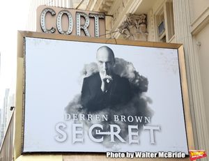 Theatre Marquee unveiling for "Derren Brown: Secret" on September 11, 2019 at the Cort Theatre in New York City.
@ BroadwayWorld Theatre Marquee unveiling for "Derren Brown: Secret" on September 11, 2019 at the Cor Photo