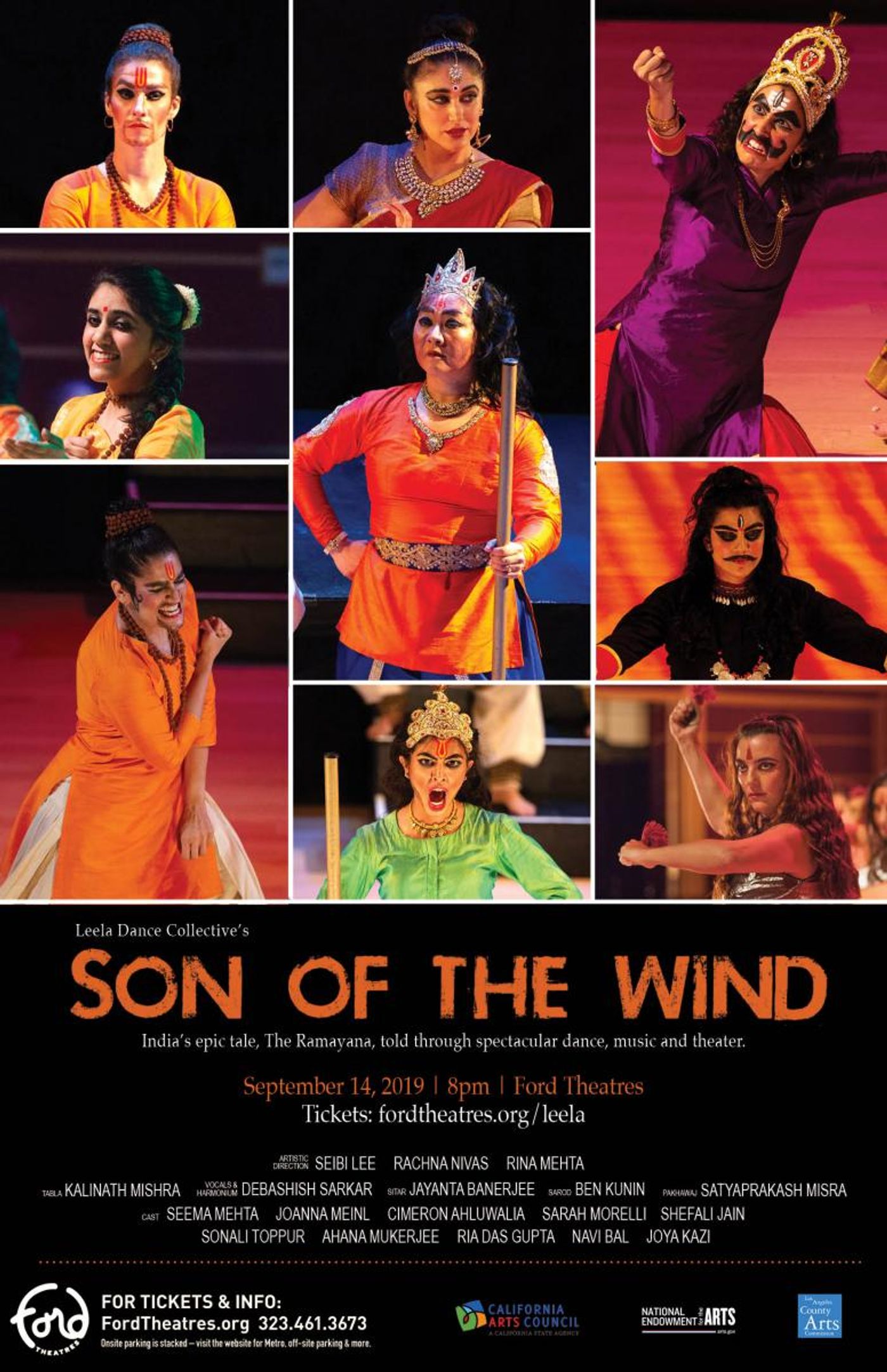 Feature: SON OF THE WIND Has its World Premiere on September 14 at The John Anson Ford Theatre - An All-Female Production of India's Ancient Epic, The RAMAYANA  Image