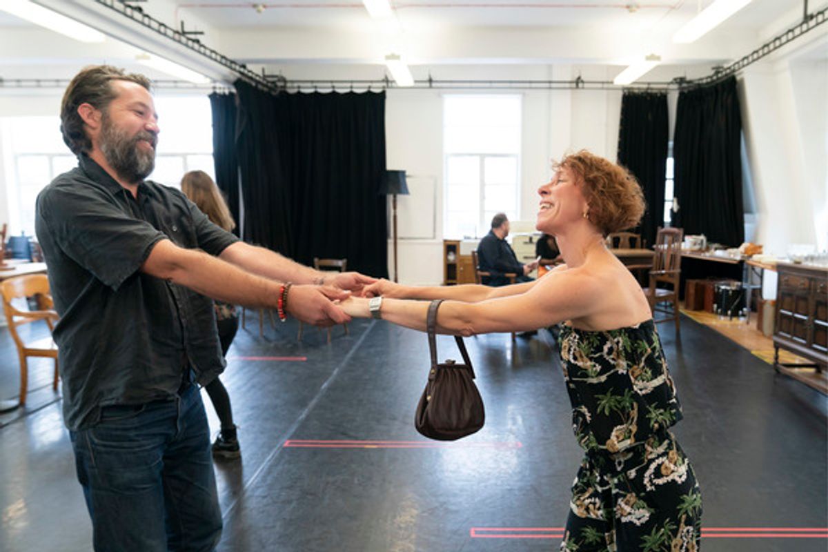 Ferdy Roberts and Anna Jane Casey at 