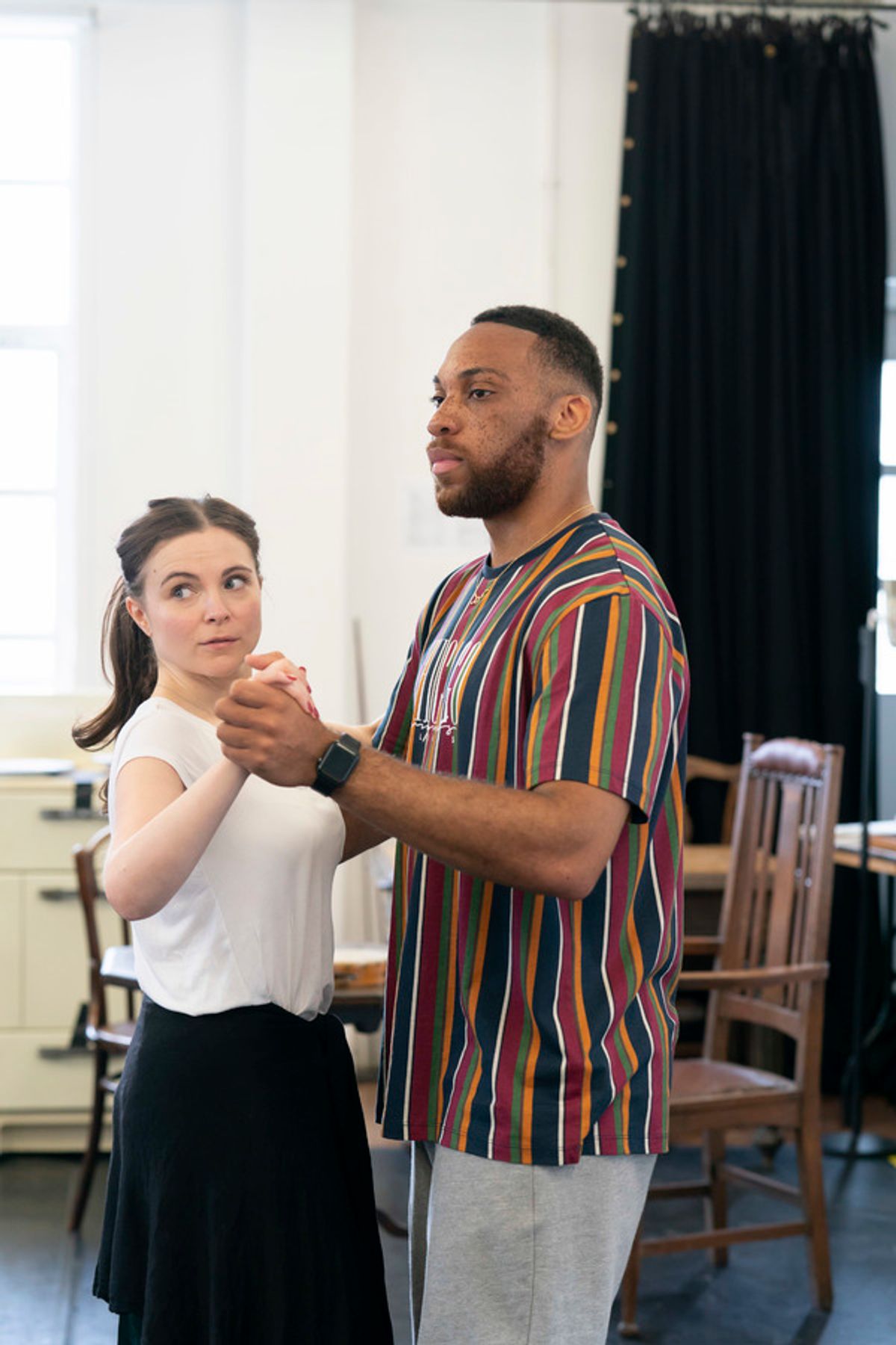 Gemma Sutton and Shaq Taylor at 