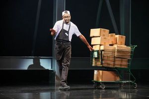 Forrest McClendon (Depression) in the world premiere of "Thoughts of a Colored Man" a Photo