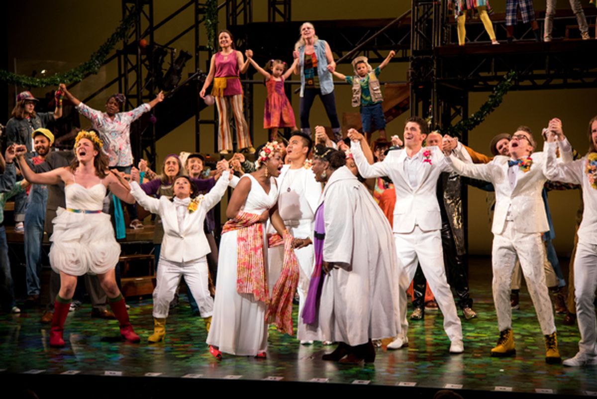 The cast of Public Works' AS YOU LIKE IT at the Seattle Rep.
Photo credit: Bronwen Houck at 