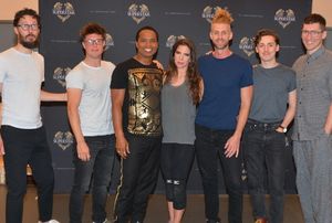 James Delisco Beeks, Jenna Rubaii and Aaron Lavigne with the creative team-Timothy Sheader (Director), Tom Deering (Music Supervisor) ad Dre McOnie (Choreography) @ BroadwayWorld James Delisco Beeks, Jenna Rubaii and Aaron Lavigne with the creative team-Timothy Sh Photo