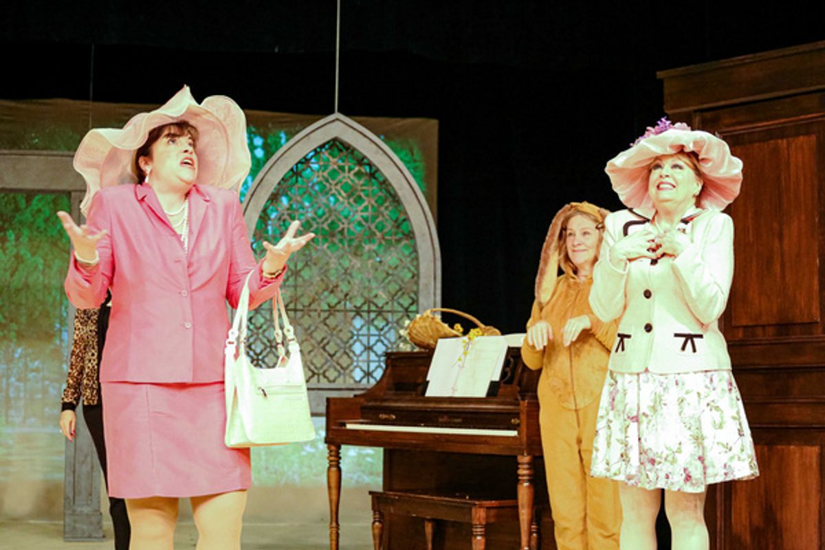 Lady Cravenshire (Anne Marie Rutt), Ruth (Dawn Brazel) & Marie (Jen Aylsworth) at 
