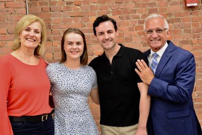 Karen Mason, Ruby Rakos, Max Von Essen and Mark S. Hoebee Photo