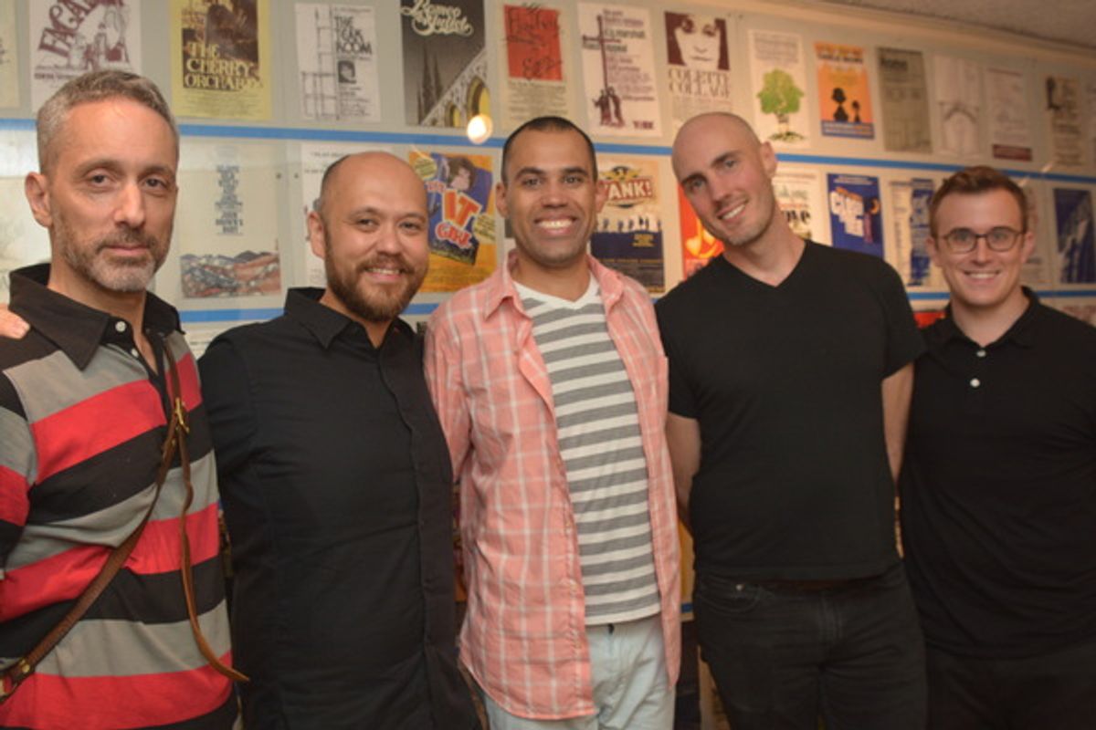 Evan Zavada, Dan Erben, Ben West, Steve Whipple and Sam Larrara at 