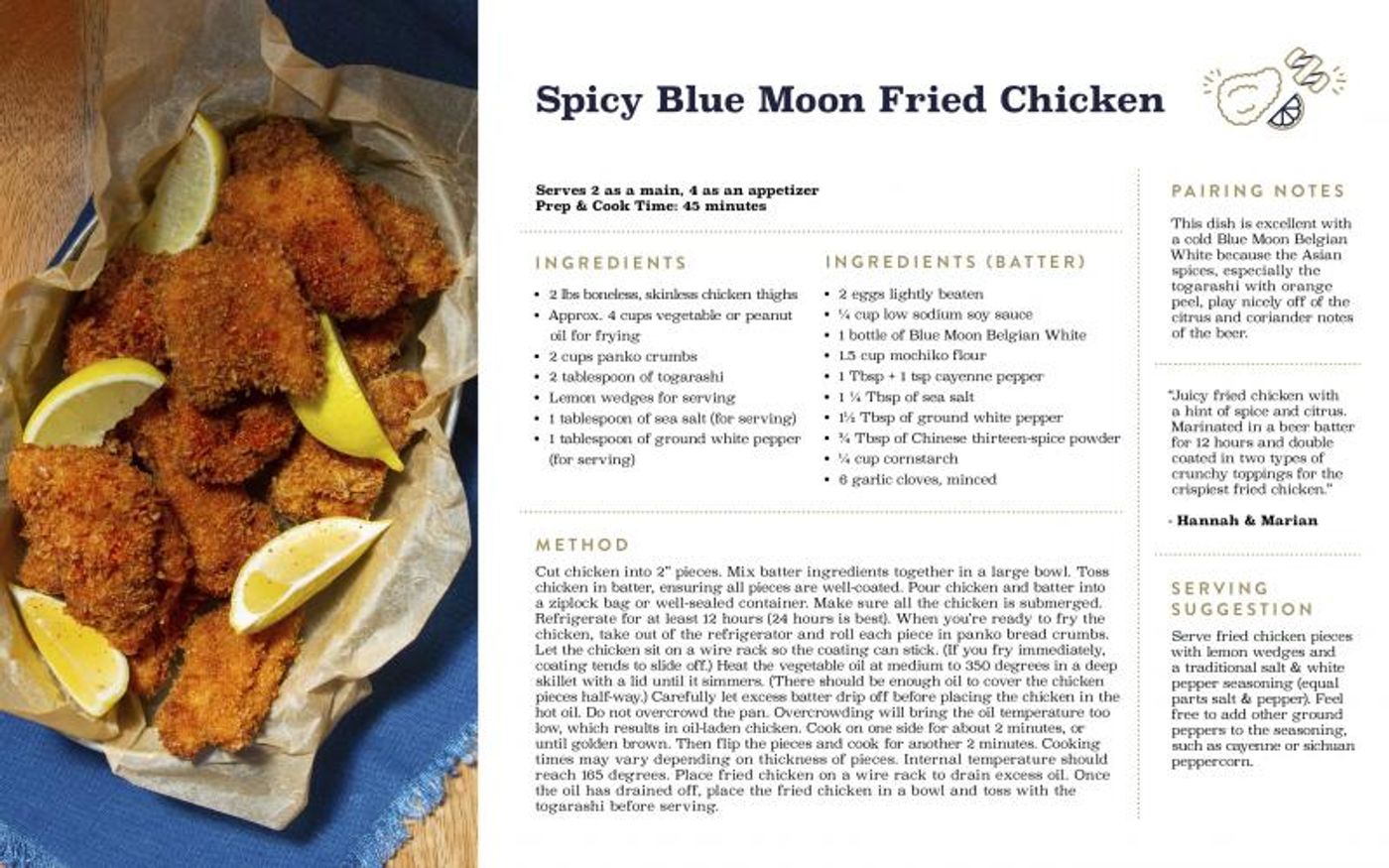 BLUE MOON Presents Dinner Series-Check Out the Recipes BLUE MOON Presents Dinner Series-Check Out the Recipes Image