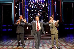 Erick Betancourt (left) as Mickey Corrente, Scott Aiello as Vincent A. â€"Buddy†Cianci, Charlie Thurston as Herb DeSimone @ BroadwayWorld Erick Betancourt (left) as Mickey Corrente, Scott Aiello as Vincent A. â€"Buddyâ Photo