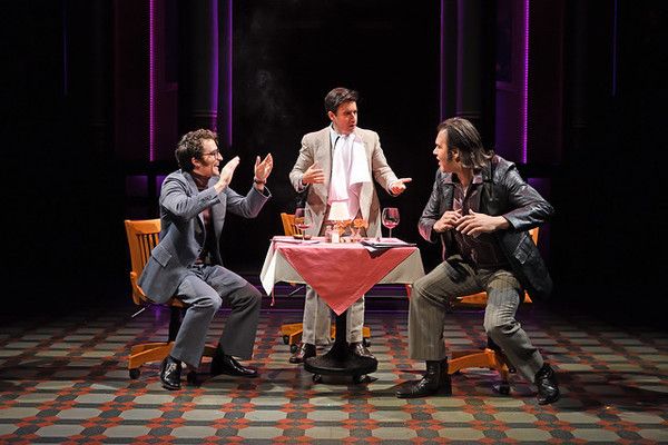 Charlie Thurston as Herb DeSimone (left), Scott Aiello as Vincent A. â€œBuddyâ Photo