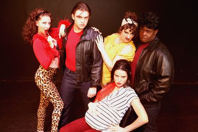 Jaclyn Amber (Wanda), Caleb Miofsky (Cry-Baby), Sarah Gene Dowling (Hatchet-Face), Ma Photo