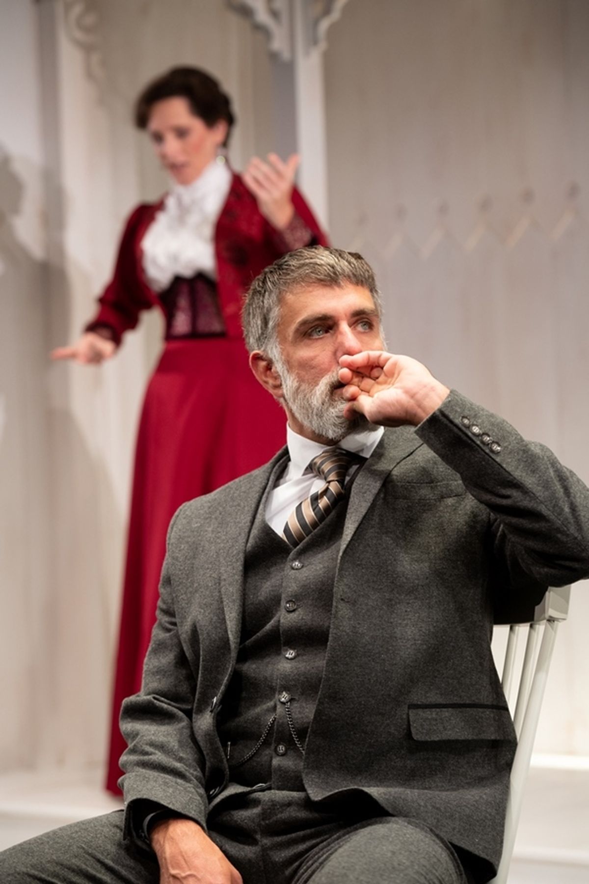 Jeanine Kane as Nora, Steve Kidd as Torvald at 