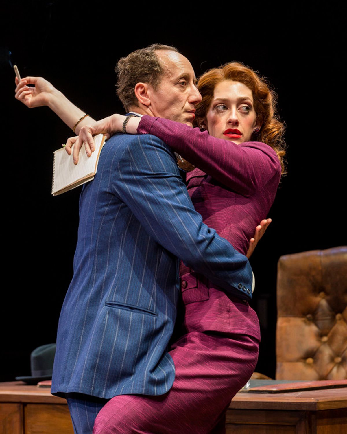 Joey Slotnick and Micaela Diamond at 