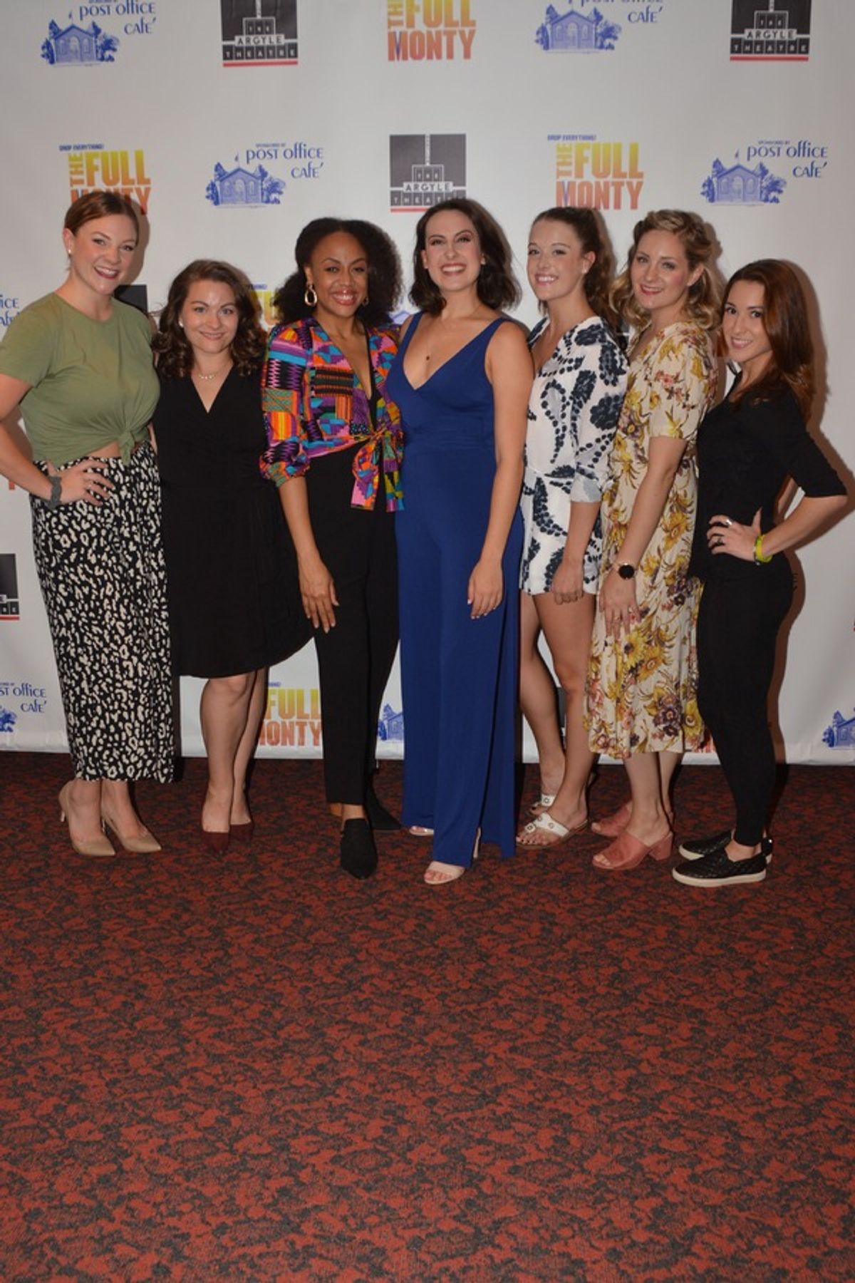 Nicole Zelka, Emily Durand, Kaisha Huguley, Kyra Leeds, Katherine Fletcher, Hannah M. James and Michelle Rubino at 