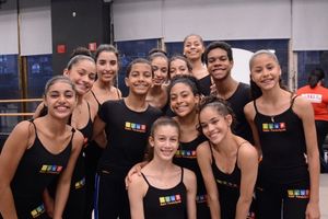 Members of Ballet Paraisopolis -Geise da Rocha, Anna Carolina Monteiro, Sofia Tarrago Photo