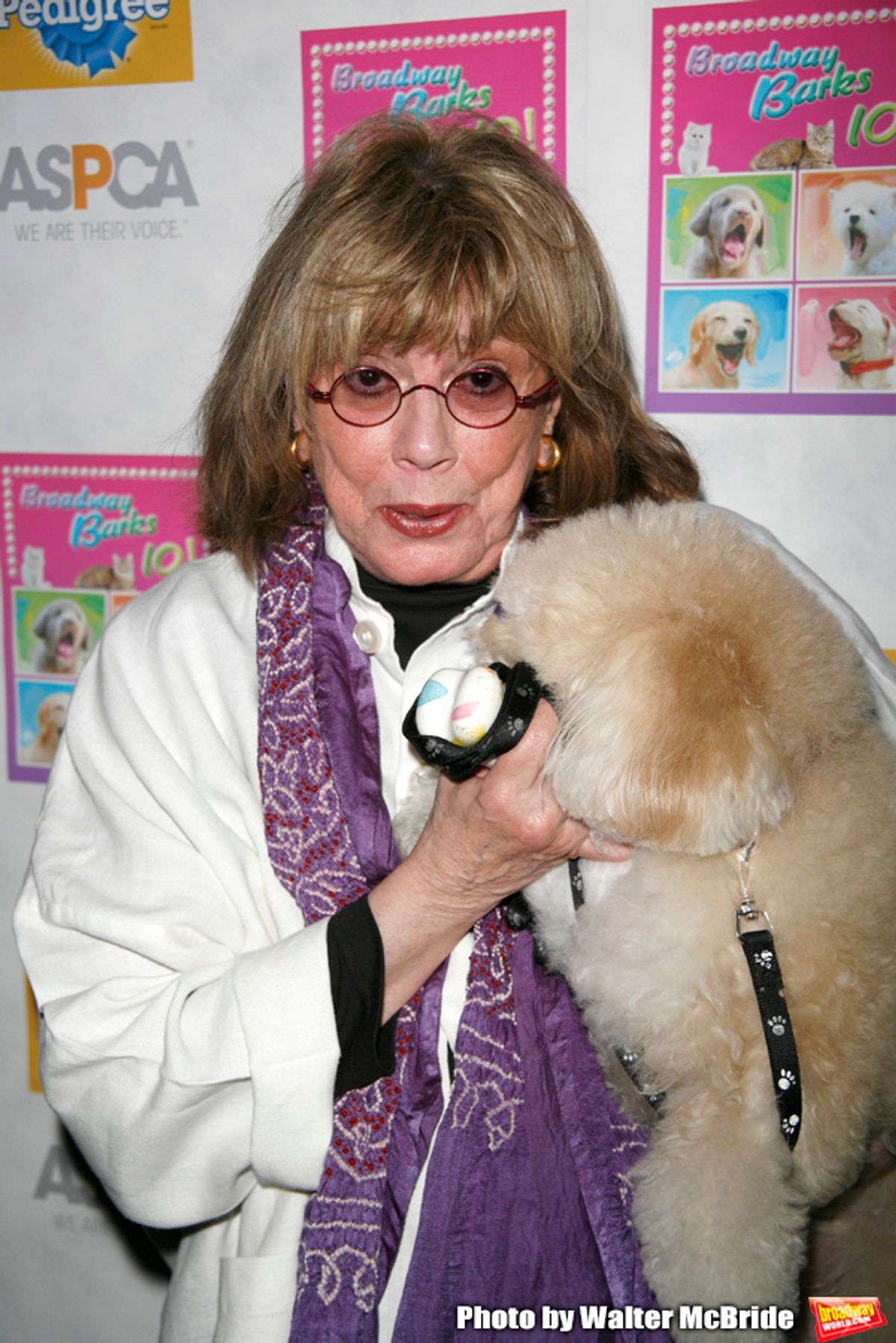 Phyllis Newman attending BROADWAY BARKS 10 : The 10th Annual Adopt-a-thon at Shubert Alley in New York City.
July 12, 2008 at 