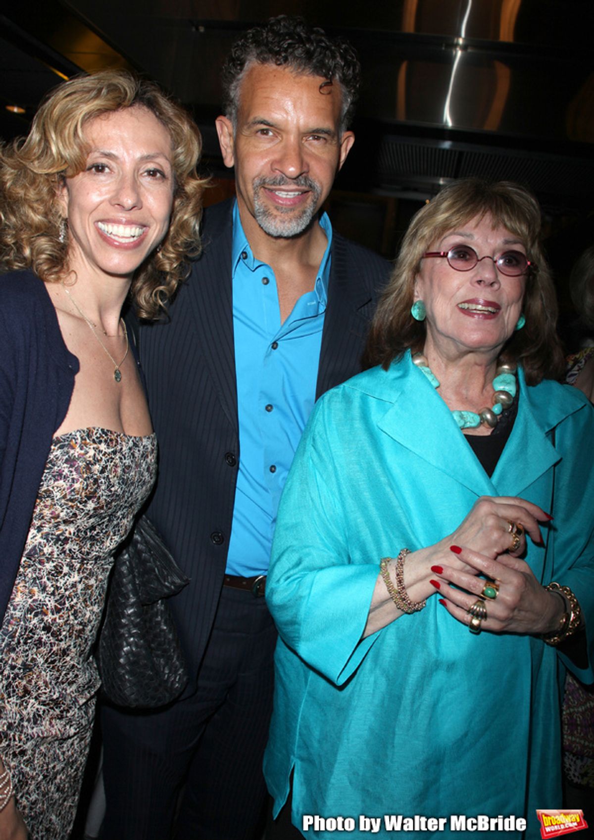 Amanda Green, Brian Stokes Mitchell & Phyllis Newman attending the NOTHING LIKE A DAME Benfit Evening at the World Stages in New York City.
June 15, 2009 at 