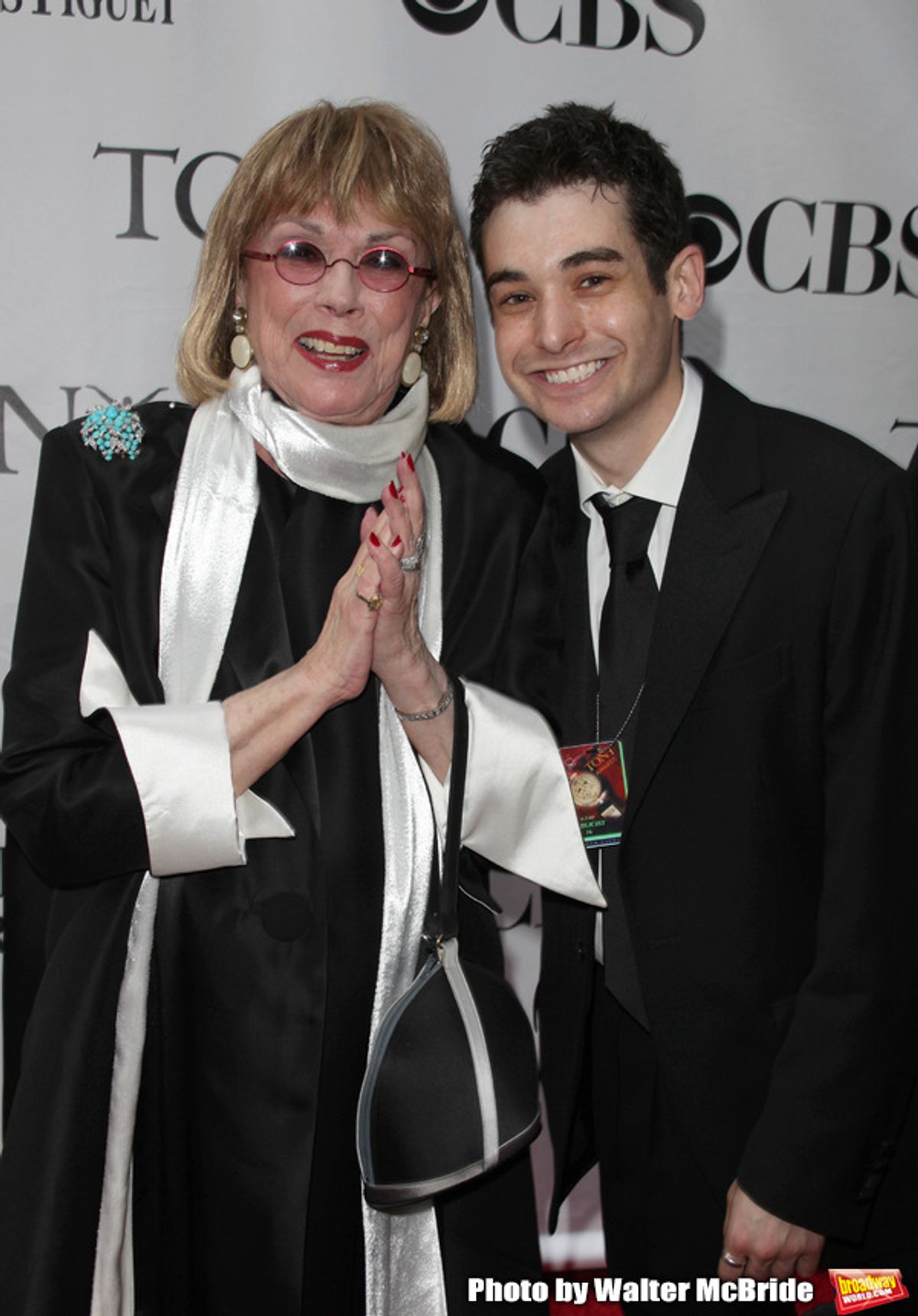 Phyllis Newman & Noah Himmelstein arriving at the 63rd Annual Antoinette Perry Tony Awards at Radio City Music Hall in New York City on June 7, 2009. at 