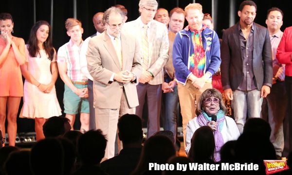Phyllis Newman with Cast Alumni cast during the Curtain Call for the One Night Only 1 Photo