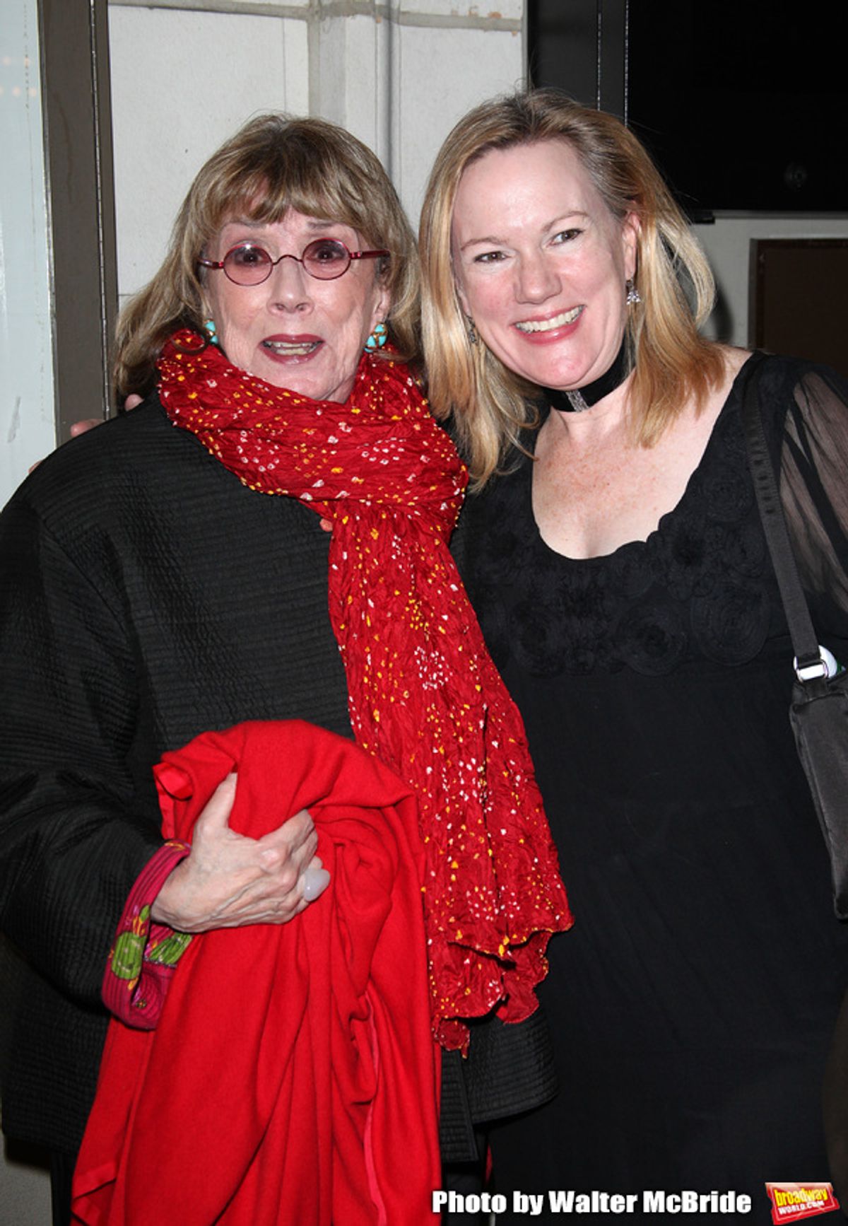 Phyllis Newman & Kathleen Marshall.at the Opening Night Performance of the Manhattan Theatre Club's Production of 'Venus In Fur' at the Samuel J. Friedman Theatre in New York City. at 