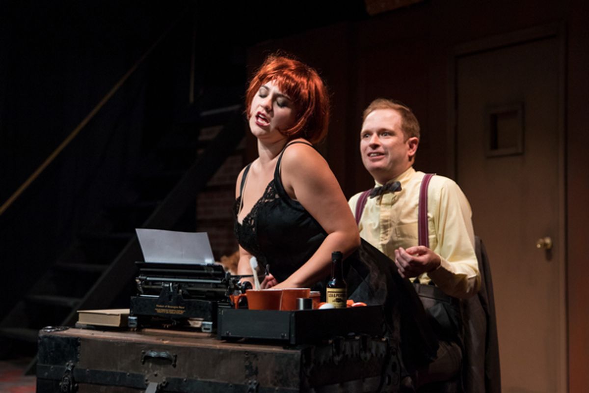 Samantha La Mendola as Sally and Michael Schaner as Clifford  at 