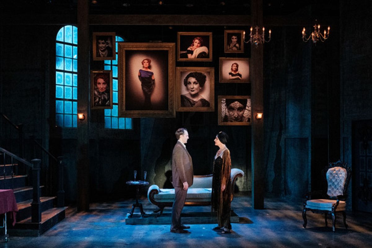 
Bryant Martin (Joe Gillis) and Judy McLane (Norma Desmond)
 at 