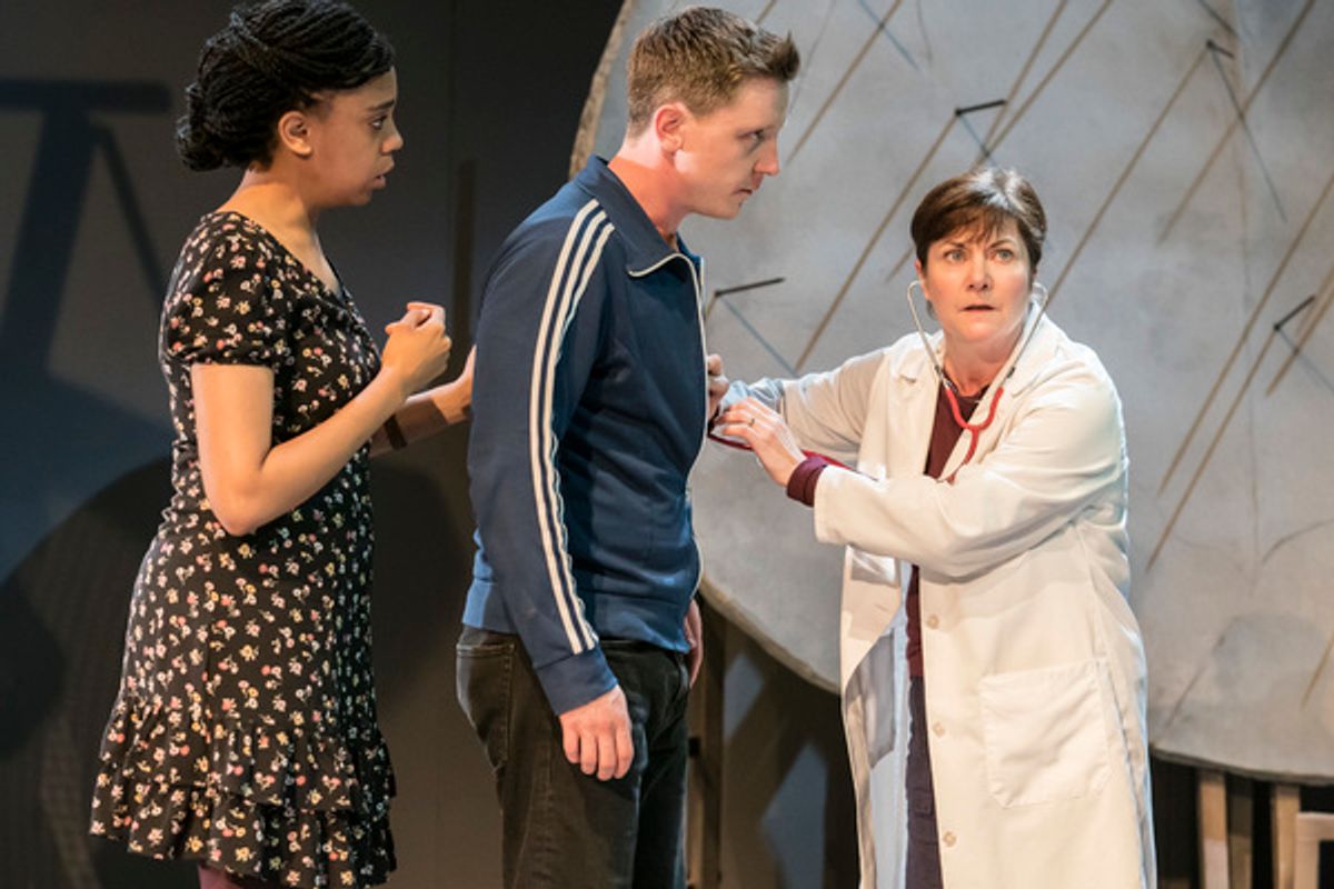 Janet Etuk, Mike Noble, and Connie Walker at 