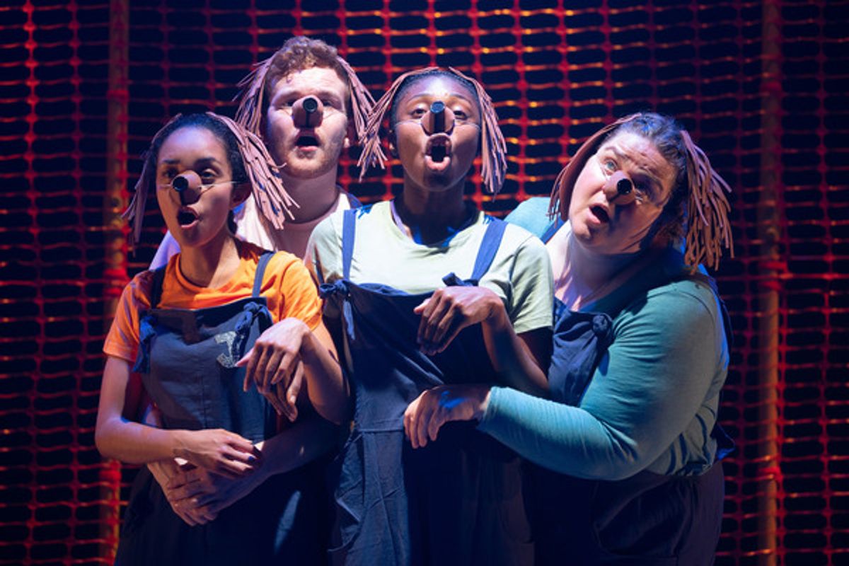 Jazmine Wilkinson, Matt Littleson, Rujenne Green and Lucie Capel at 