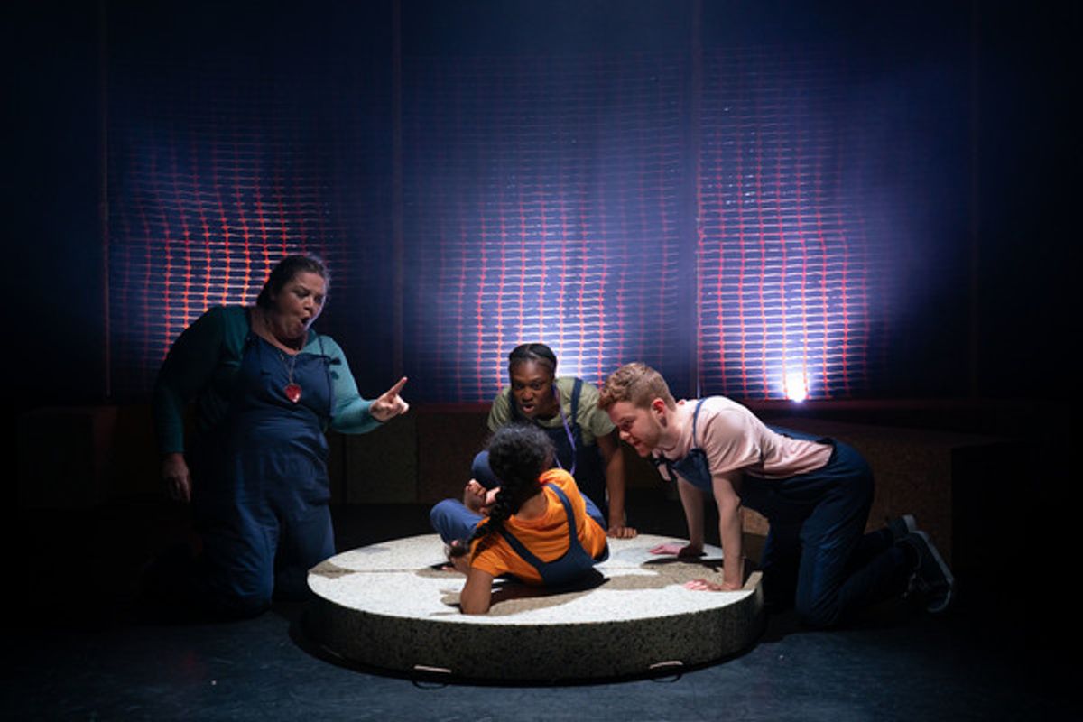 Lucie Capel, Rujenne Green, Jazmine Wilkinson and Matt Littleson at 