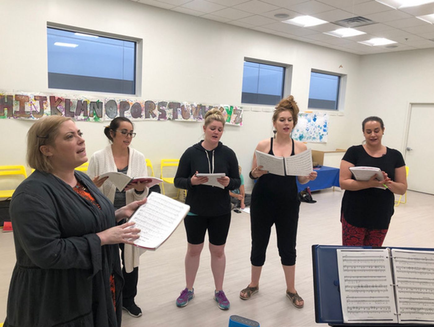 Photo Flash: Rehearsals Underway For Cowardly Scarecrow's CABARET Opening In October  Image