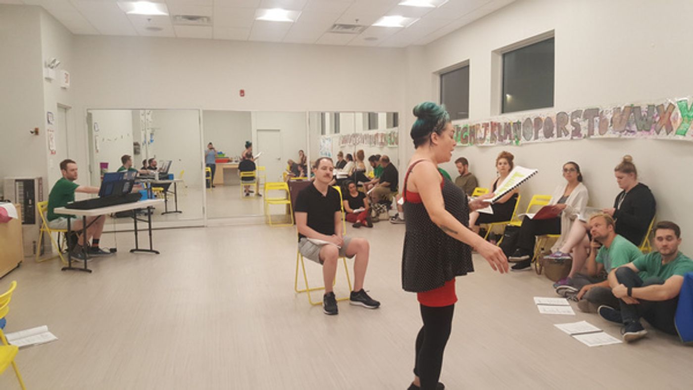 Photo Flash: Rehearsals Underway For Cowardly Scarecrow's CABARET Opening In October  Image