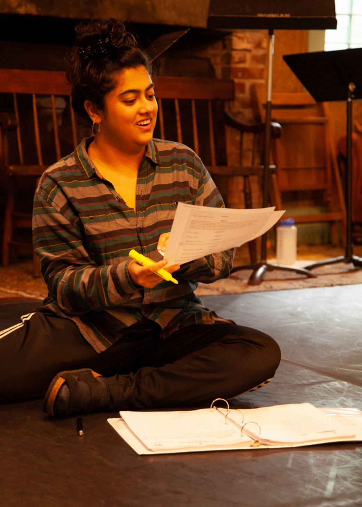 Photo Flash: Inside Rehearsals Of THE GOLDEN THRESHOLD At Live & In Color  Image