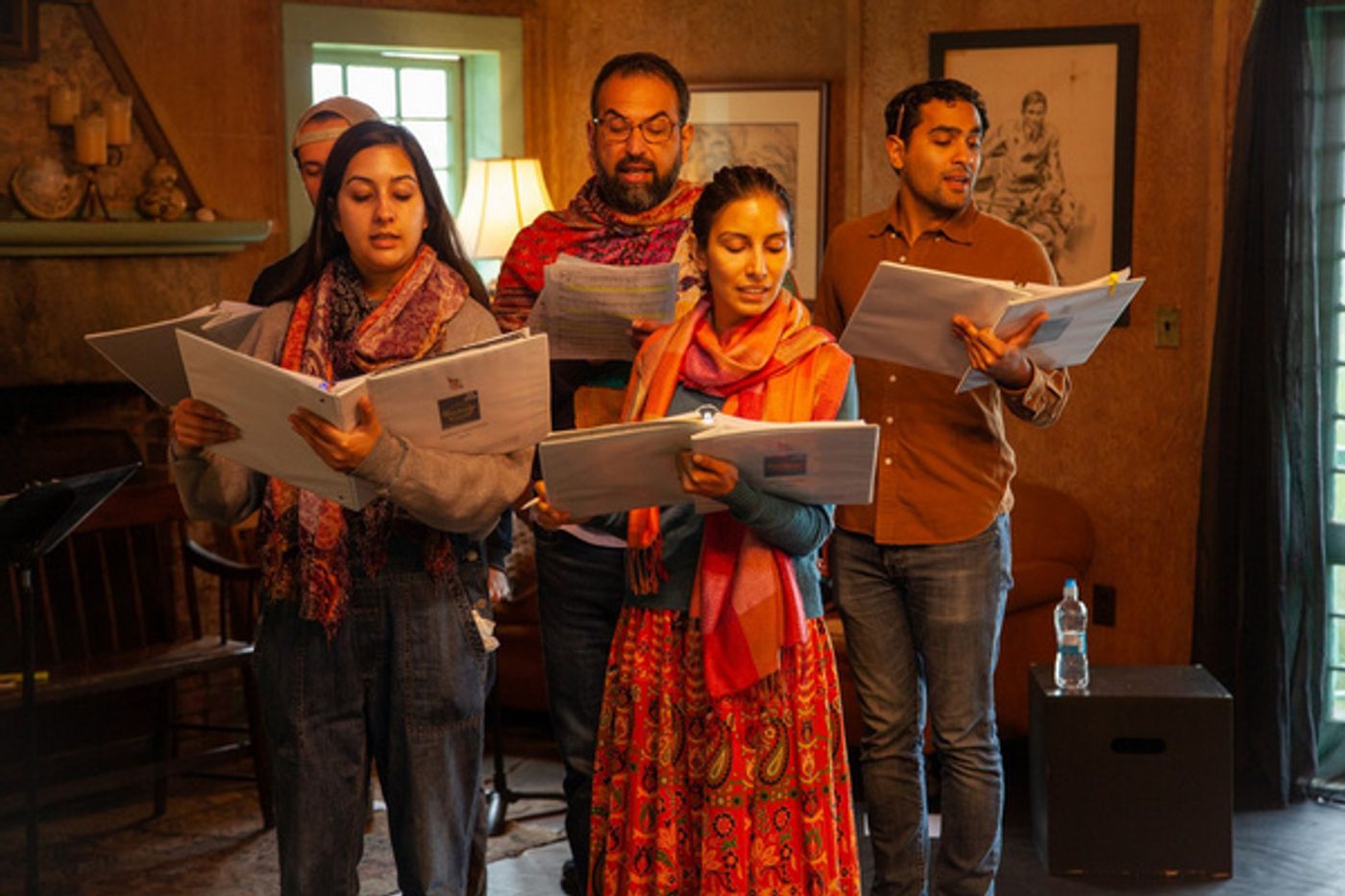 Photo Flash: Inside Rehearsals Of THE GOLDEN THRESHOLD At Live & In Color  Image