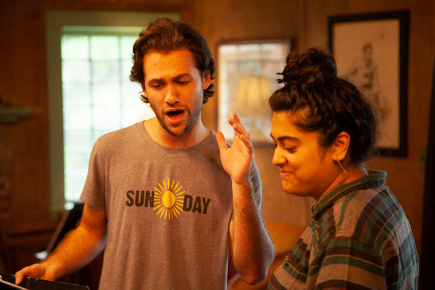 Photo Flash: Inside Rehearsals Of THE GOLDEN THRESHOLD At Live & In Color  Image