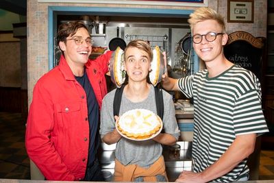 Byron Langley and Casper Lee join Joe Sugg  Photo