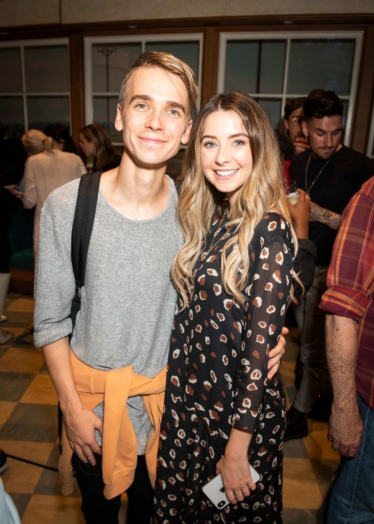 Zoe Sugg and Joe Sugg at 
