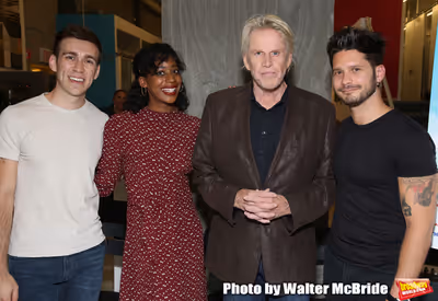 Evan Maltby, Kim Steele, Gary Busey and Mike Squillante  Photo