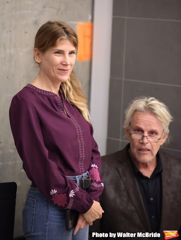 Steffanie Sampson  and Gary Busey Photo