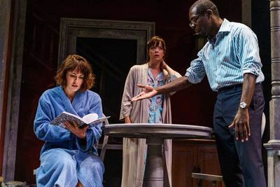 Katie Kleiger as Catherine, Megan Anderson as Claire, Jeremy Keith Hunter as Hal Photo