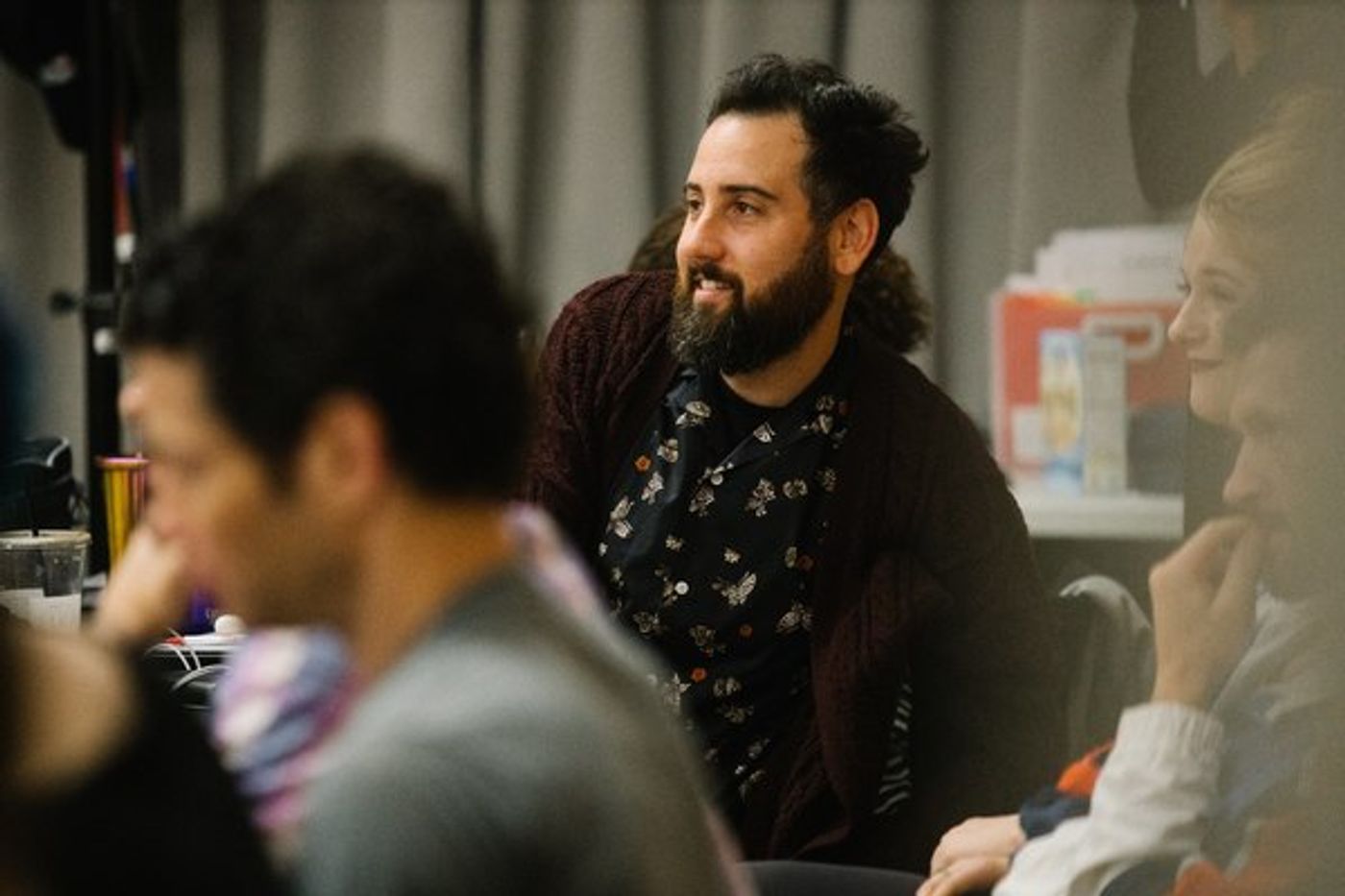 Photo Flash: In Rehearsal with THE WRONG MAN, Previews Begin Tonight  Image