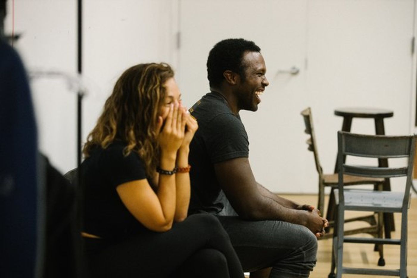 Photo Flash: In Rehearsal with THE WRONG MAN, Previews Begin Tonight  Image