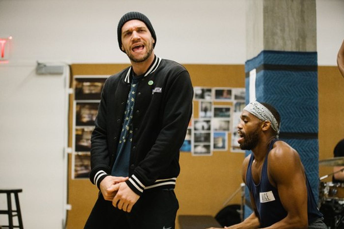 Photo Flash: In Rehearsal with THE WRONG MAN, Previews Begin Tonight  Image