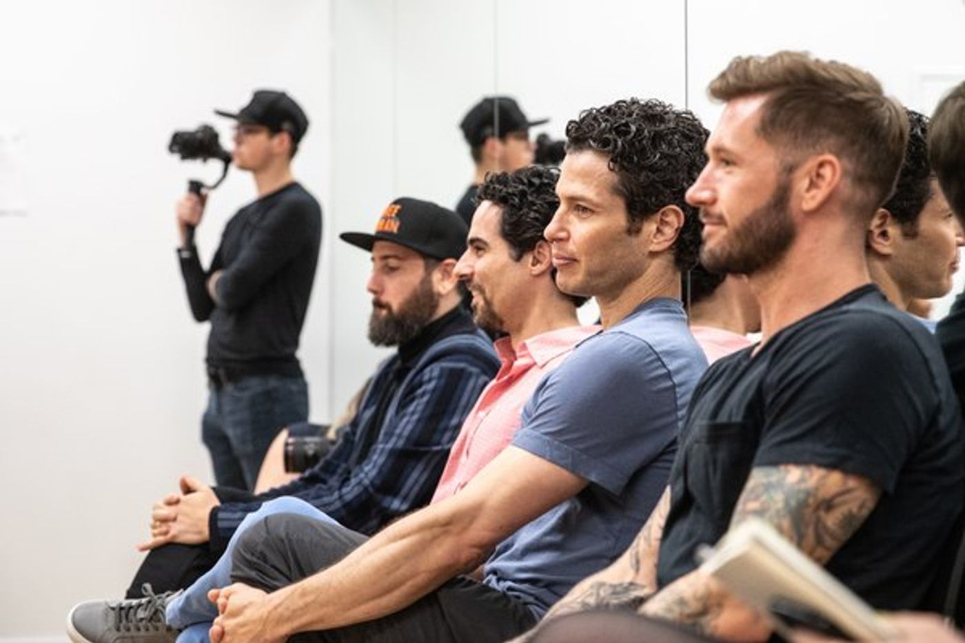 Photo Flash: In Rehearsal with THE WRONG MAN, Previews Begin Tonight  Image