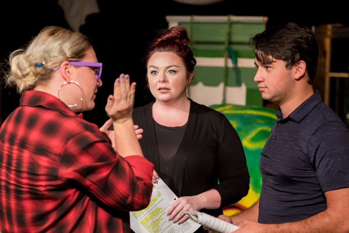 Val Williams, Leigh Sauvageau, and Michael Wheeler at 